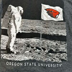 NWOT Unisex Heather Black Graphic Tee Shirt Oregon State University - Size 2XL